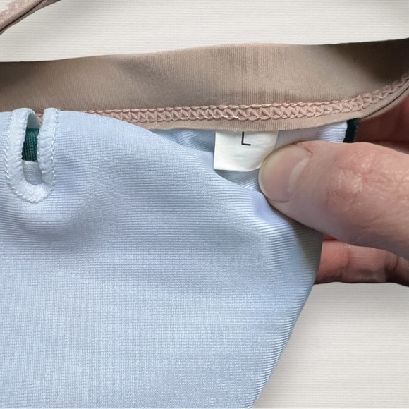 Velvet Triangle Bikini Top and Bottom Large teal emerald green matching set - Picture 9 of 17